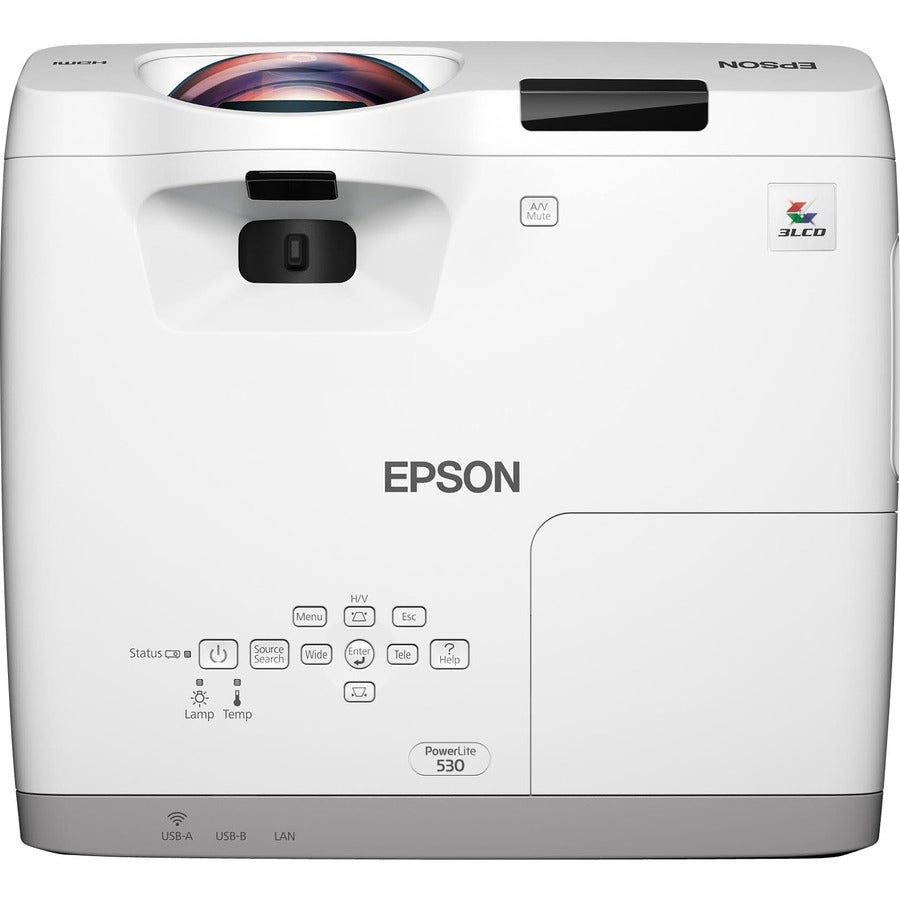 Epson PowerLite 530 LCD Projector - 4:3 - Refurbished V11H673020N