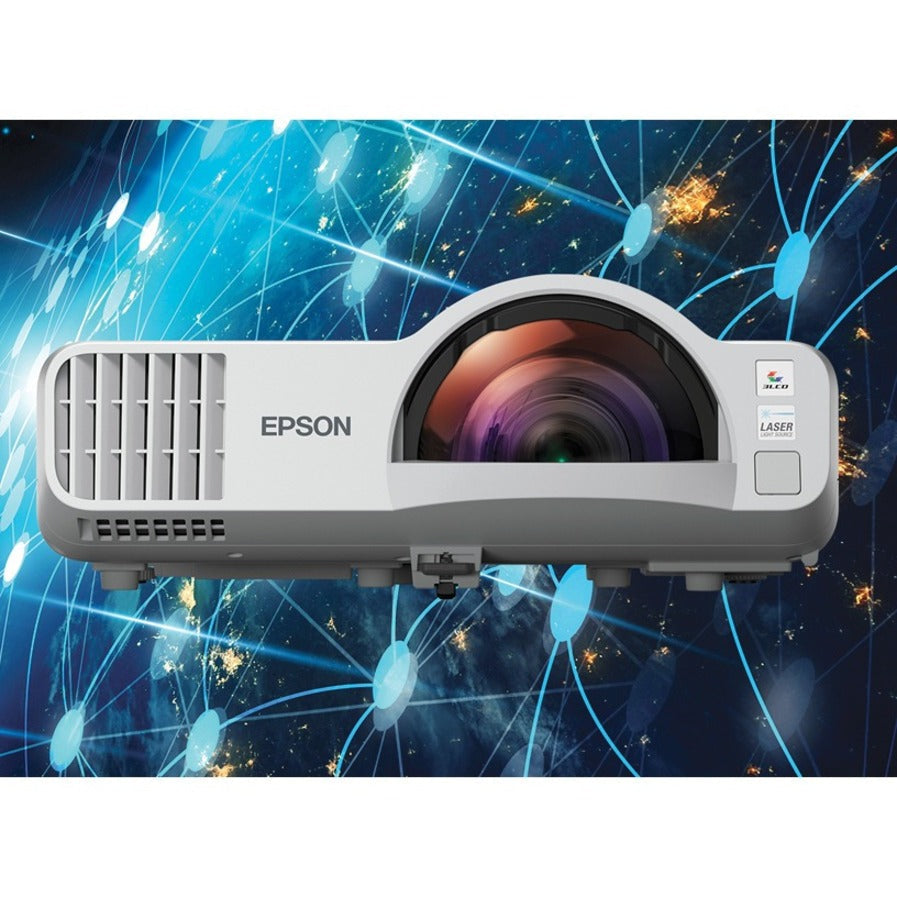 Epson PowerLite L210SW Short Throw 3LCD Projector - 16:10 - Front - 20000 Hour Normal
