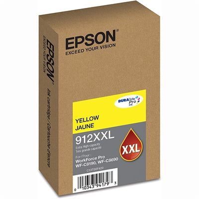 Epson T912XXL Yellow Ink Cartridge, Extra High Capacity