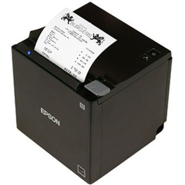 Epson Tm-m30ii-022 Sleek 3 Thermal Receipt Printer - Compact Footprint - Black - Ethernet only" C31CJ27022