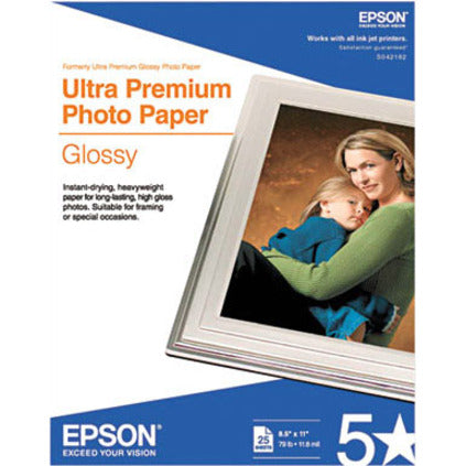 Epson Ultra Premium Inkjet Photo Paper - Bright White S042182