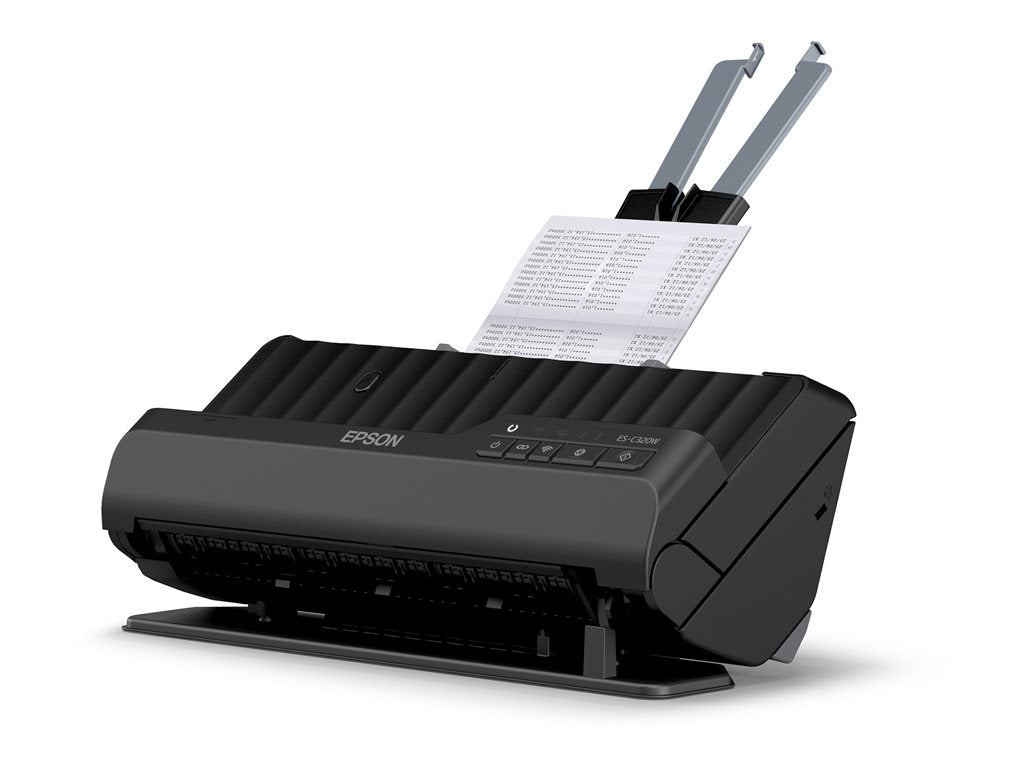 Epson WorkForce ES-C320W - Sheetfed scanner - Contact Image Sensor (CIS) - A4 - 600 dpi x 600 dpi - ADF (20 sheets) - up