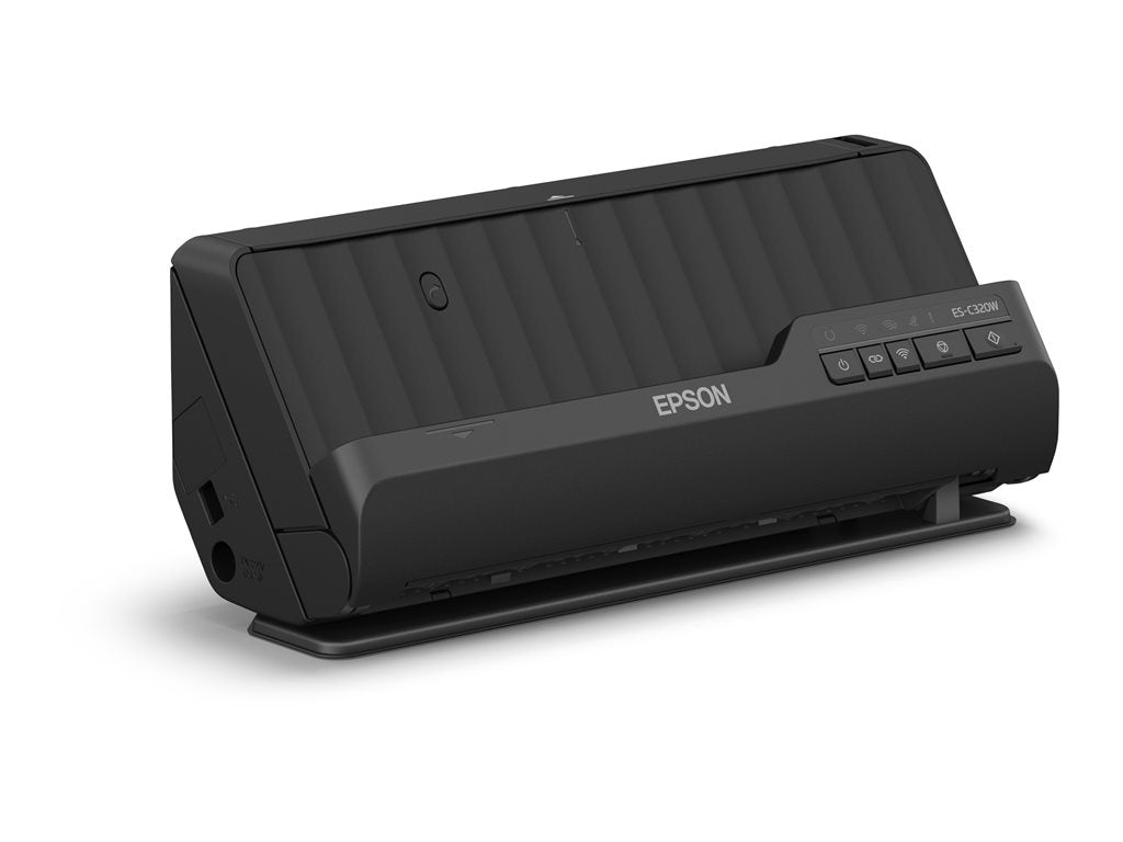 Epson WorkForce ES-C320W - Sheetfed scanner - Contact Image Sensor (CIS) - A4 - 600 dpi x 600 dpi - ADF (20 sheets) - up