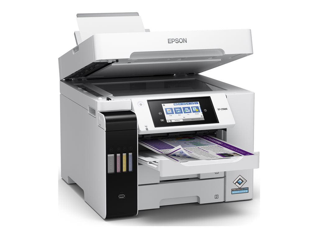 Epson WorkForce Pro ST-C5500 - Multifunction printer - color - ink-jet - refillable - Legal (8.5 in x 14 in) (original) - A4/Legal C11CJ28202