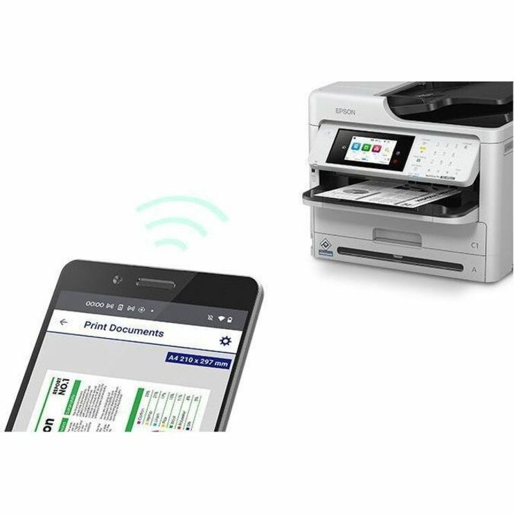 Epson WorkForce Pro WF-M5899 Wired & Wireless Inkjet Multifunction Printer - Monochrome