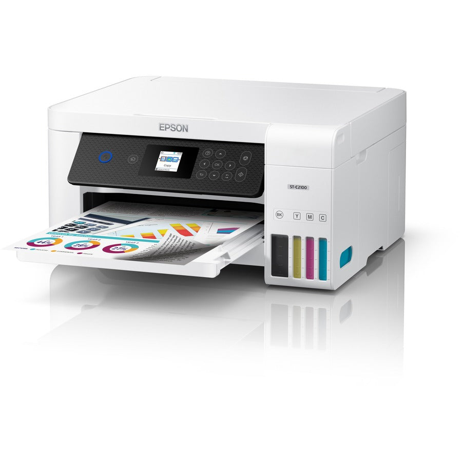 Epson WorkForce ST-C2100 Wireless Inkjet Multifunction Printer - Color C11CJ63203