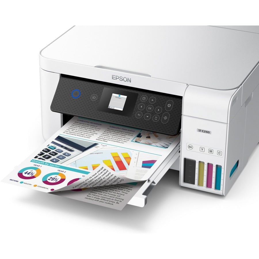 Epson WorkForce ST-C2100 Wireless Inkjet Multifunction Printer - Color C11CJ63203