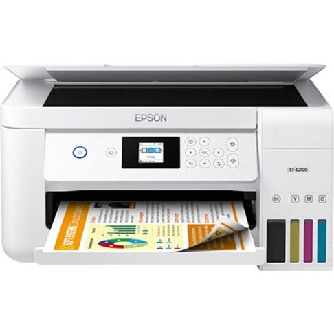 Epson WorkForce ST-C2100 Wireless Inkjet Multifunction Printer - Color C11CJ63203