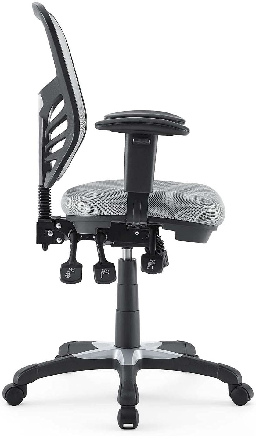 Ergonomic Gray Mesh Office Chair For All Day Comfort