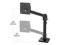 Ergotron Mounting Arm for Monitor - Black