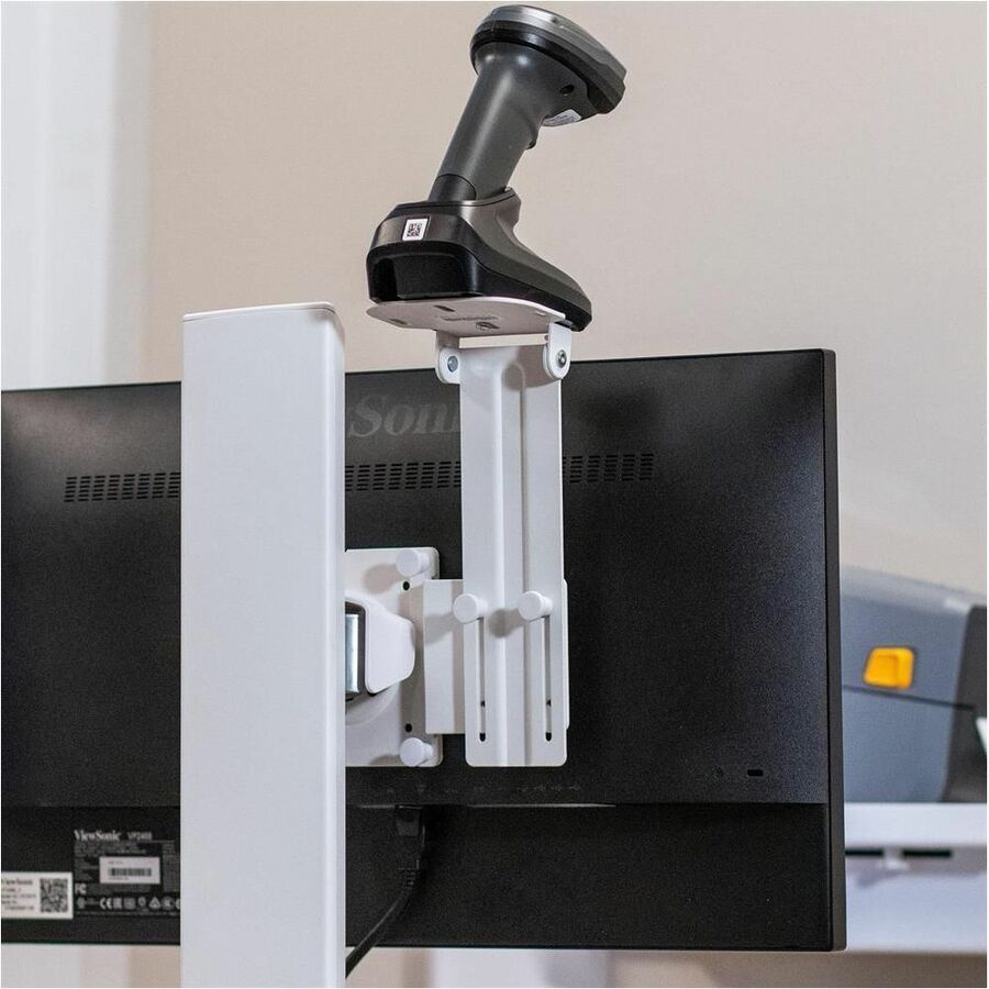 Ergotron Mounting Bracket for Monitor Scanner Bar Code Scanner Document Holder - White - 1