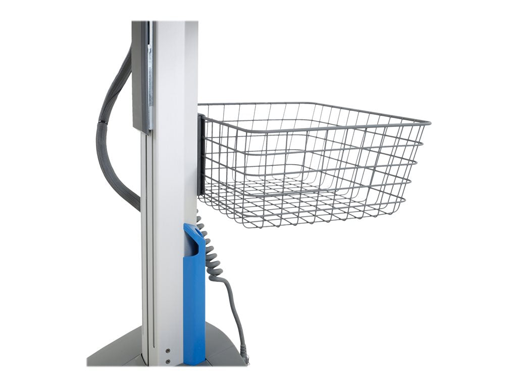 Ergotron - Mounting component (wire basket) - Large - medical - dark gray - cart mountable - for P/N: SV42-8302-2