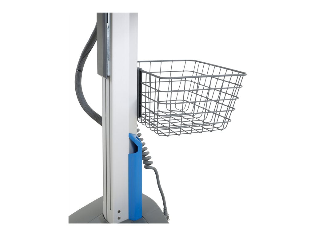 Ergotron - Mounting component (wire basket) - small - medical - dark gray - cart mountable - for P/N: SV42-8302-2