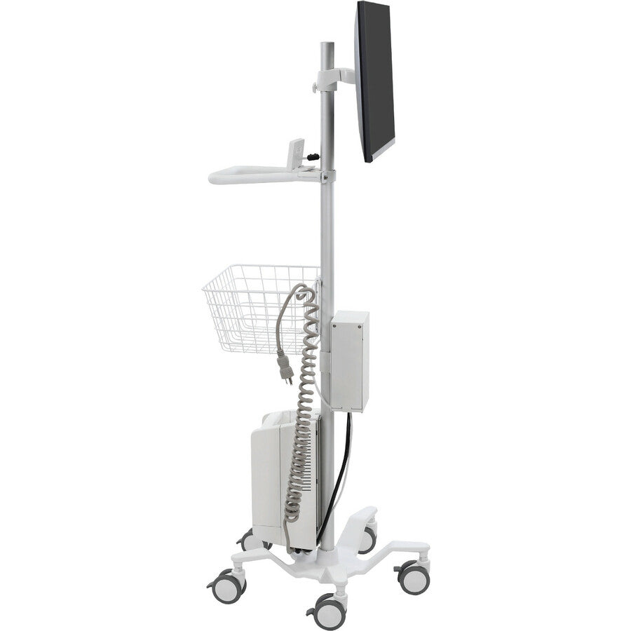 Ergotron StyleView Pole Cart - 15 lb Capacity - 5 Casters - 23.8 Width x 23.8 Depth Height