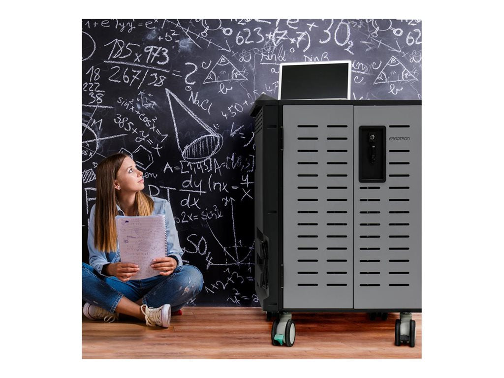 Ergotron Zip40 - Cart (charge only) - for 40 tablets / notebooks - screen size: up to 15.6 - output: AC 100-240 V"