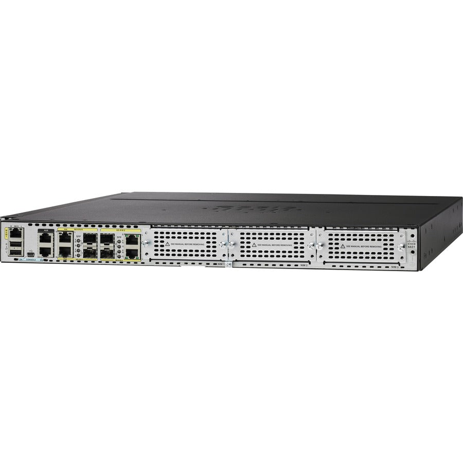 Ethernet Gigabit Router - Cisco ISR 4431 Security Bundle Integrated Services Router | Tecisoft ISR4431-SEC/K9-RF
