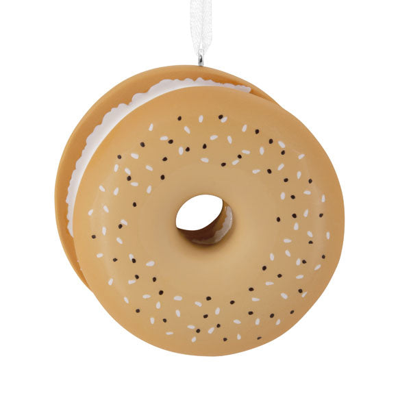 Everything Bagel With Cream Cheese Hallmark Ornament