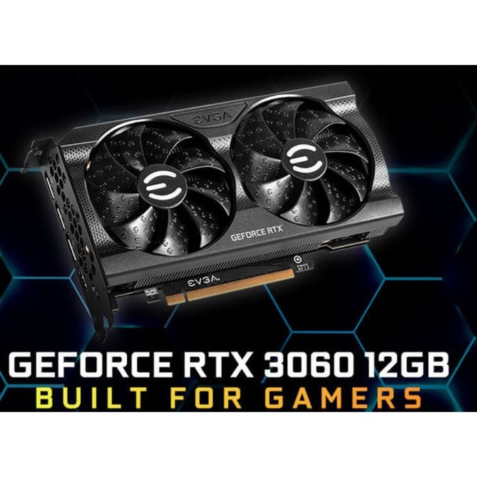 EVGA NVIDIA GeForce RTX 3060 XC Graphic Card - 12 GB GDDR6 12G-P5-3657-KR