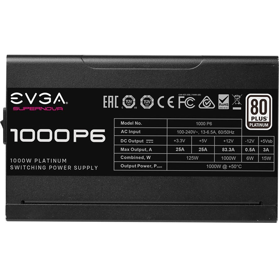 Evga Supernova 1000 P6 1000W Power Supply