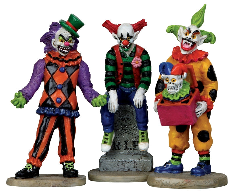 Evil Sinister Clowns - Set of 3