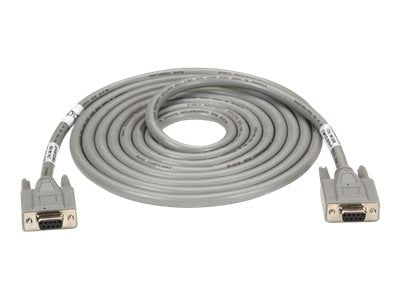 Extended-Distance/Quiet Cable - Nonremovable Emi/Rfi Hoods, Stranded, Db9, Strai
