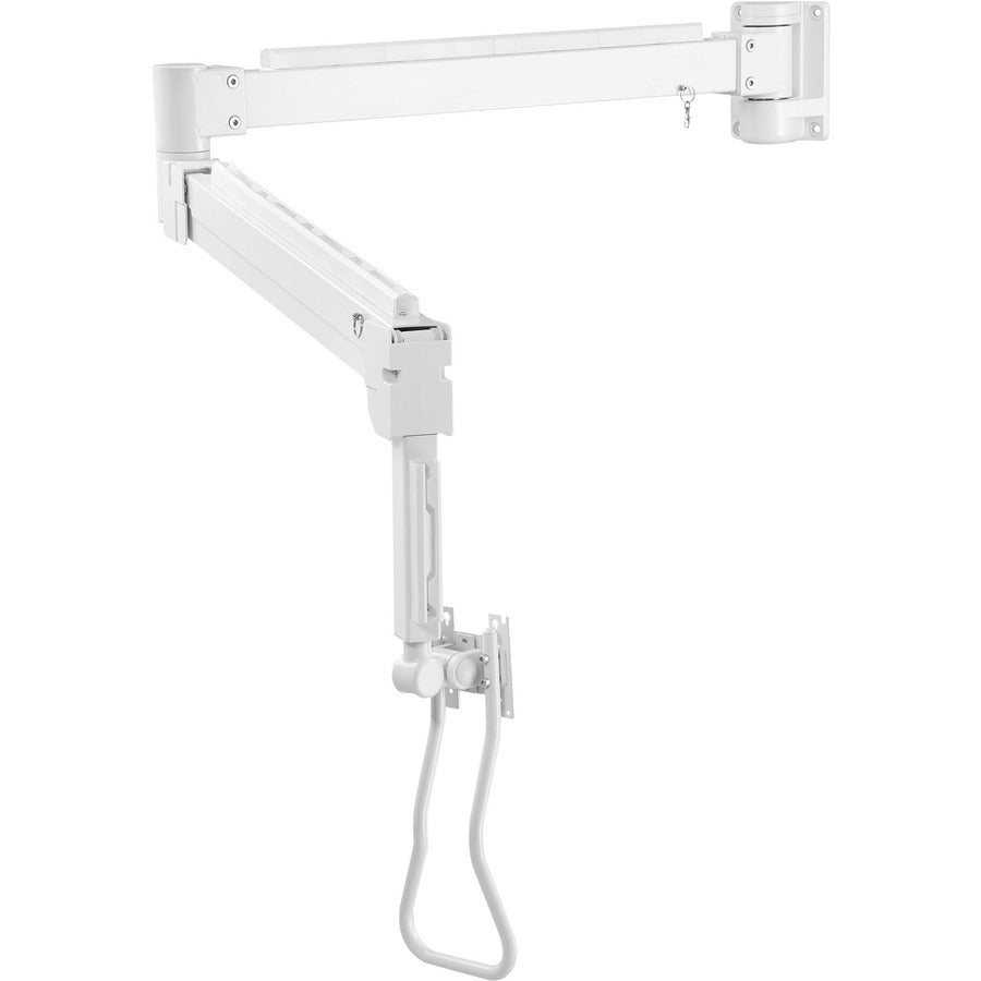 Extended-Reach TV Wall Mount with Antimicrobial Tape - Full-Motion Gas Spring | TecISoft DWMLARM1732AM