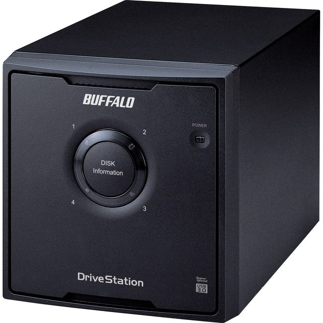 External Hard Drive with RAID - BUFFALO DriveStation Quad HD-QH24TU3R5 | Tecisoft