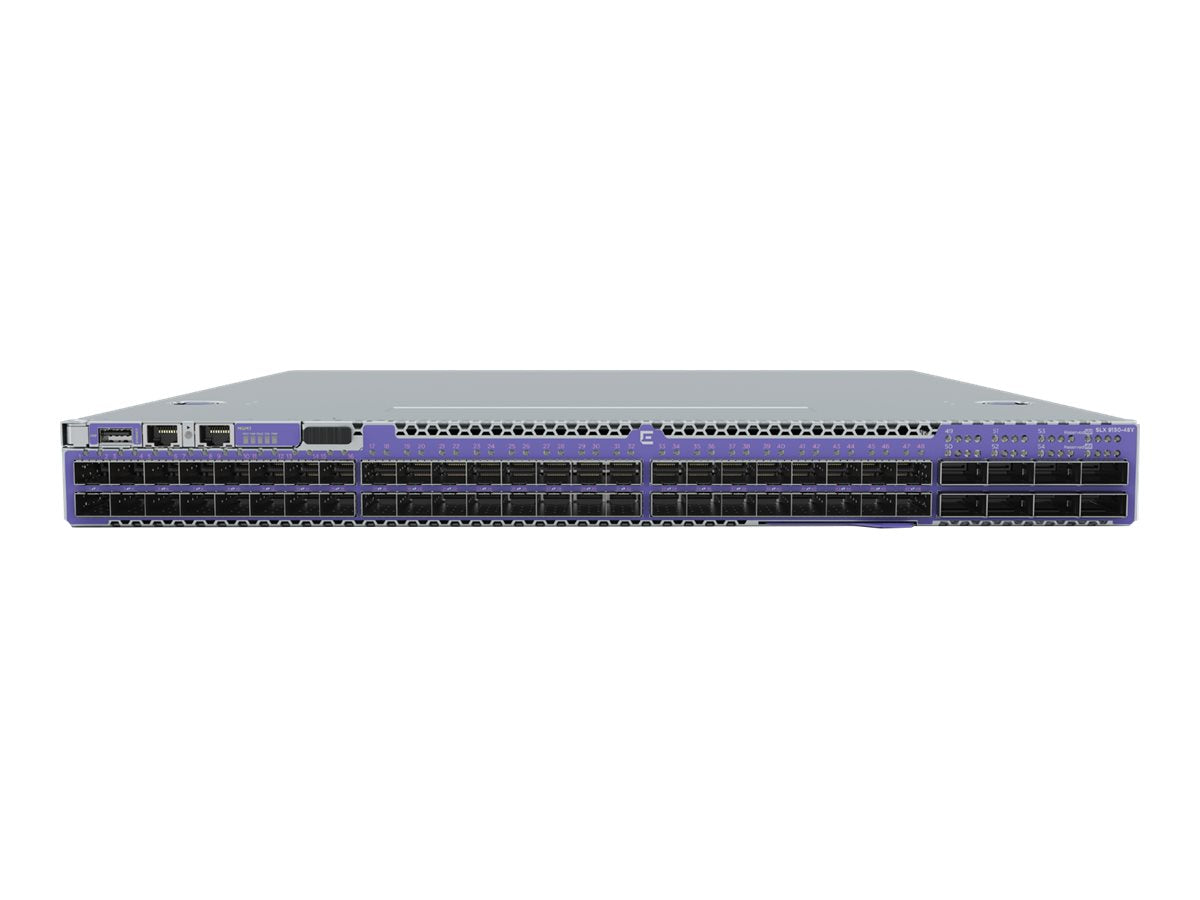 Extreme Networks ExtremeSwitching SLX9150-48XT-6C - Switch - L3 - managed - 48 x 1 Gigabit / 10 Gigabit Ethernet + 6 x 40/100 SLX9150-48XT-6C-AC-R