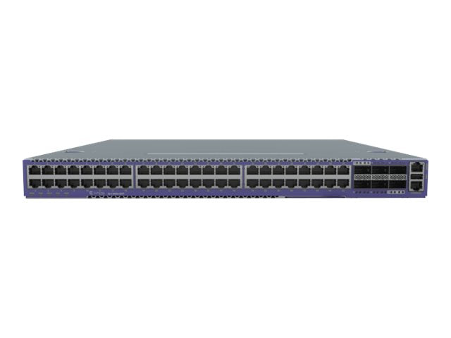 Extreme Networks SLX9150-48XT - Switch - 48 x 1 Gigabit / 10 Gigabit Ethernet + 6 x 40 Gigabit QSFP+ / 100 Gigabit QSFP28 - rack-mountable SLX9150-48XT-6C-AC-F