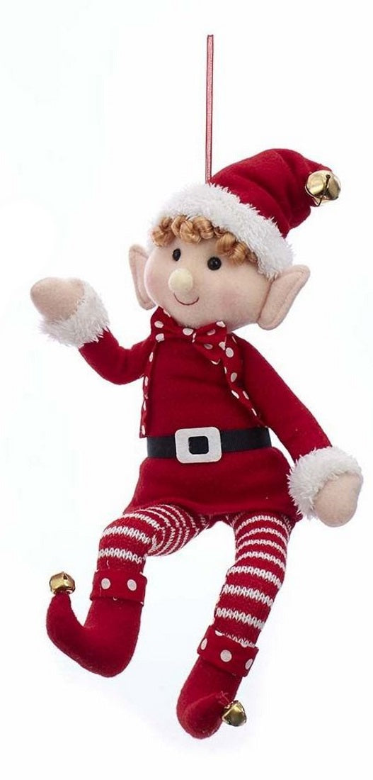 Fabric 15 Inch Elf Ornament - Boy