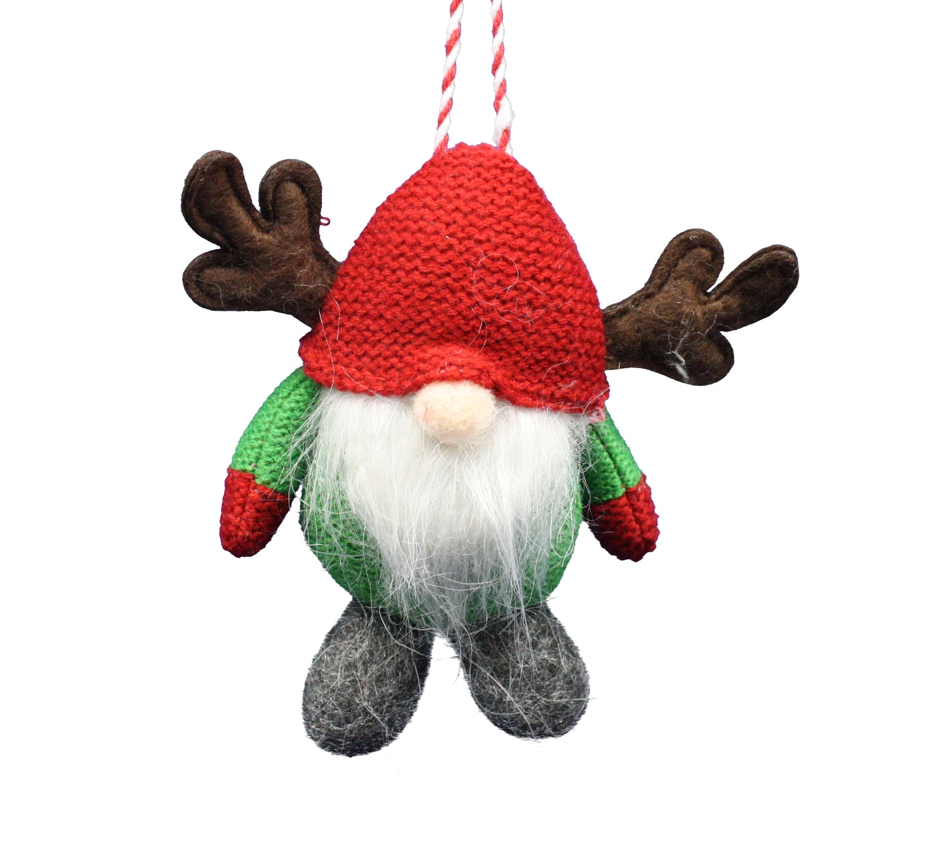 Fabric Gnome Ornament -