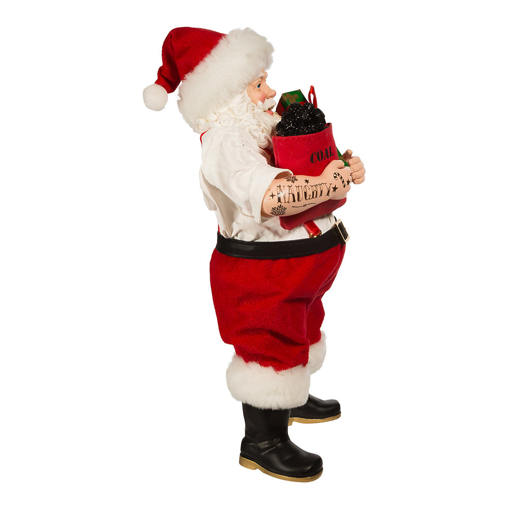 Fabriché Tattoo Santa With Gift Box