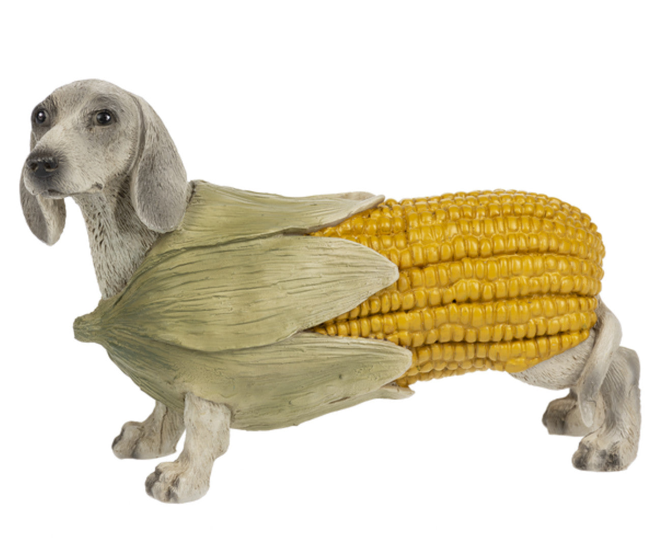 Fall Harvest Dog Figurine - Corn
