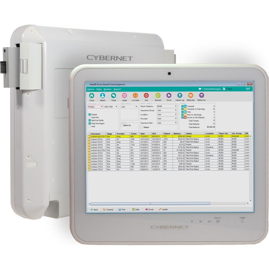 Fanless Medical Computer - IP65 Waterproof Touch Screen | CyberMed NB19 CYBERMED-NB19
