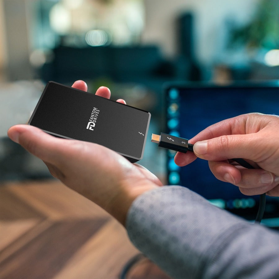 Fantom Drives eXtreme 2TB External SSD - 2800MB/s, Thunderbolt 3, USB Type-C, Aluminum, Intel Certified, TB3X-2300N2TB