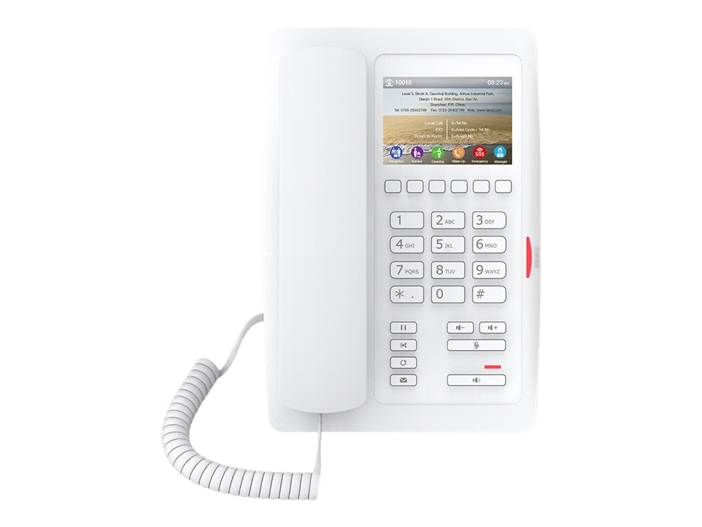 Fanvil H5 - VoIP phone with caller ID - SIP, RTCP, RTP, SRTP, SIP v2 over TLS, SIP v2 over UDP, SIP v2 over TCP - 2 lines - white H5-WH