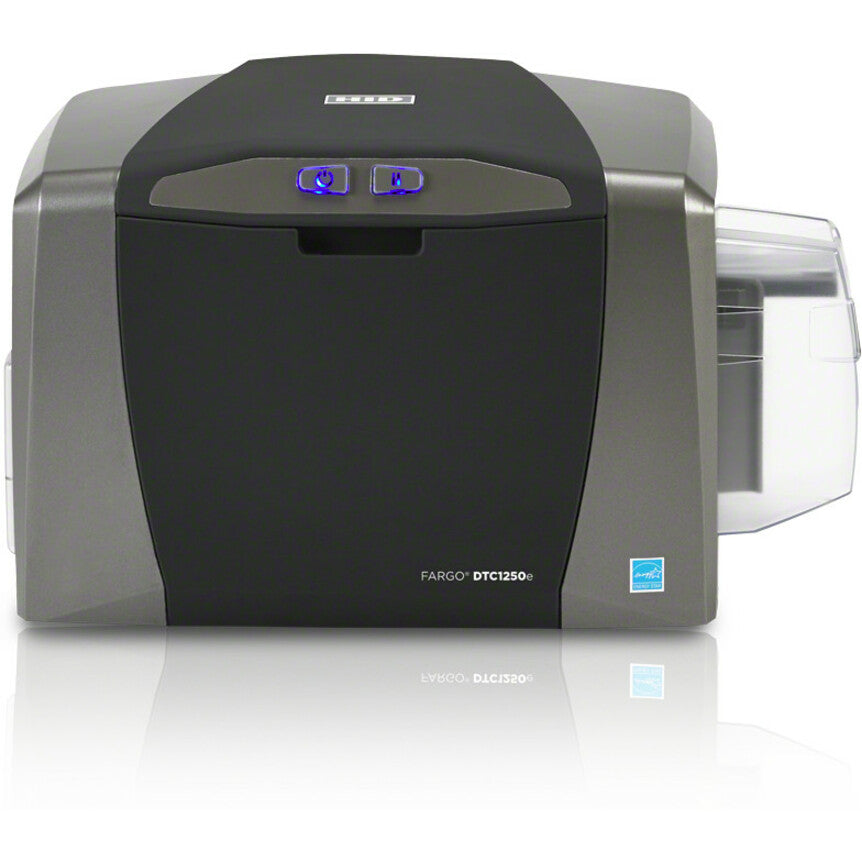 Fargo DTC1250e Single Sided Desktop Dye Sublimation/Thermal Transfer Printer - Color - Card Print - Ethernet - USB 050020