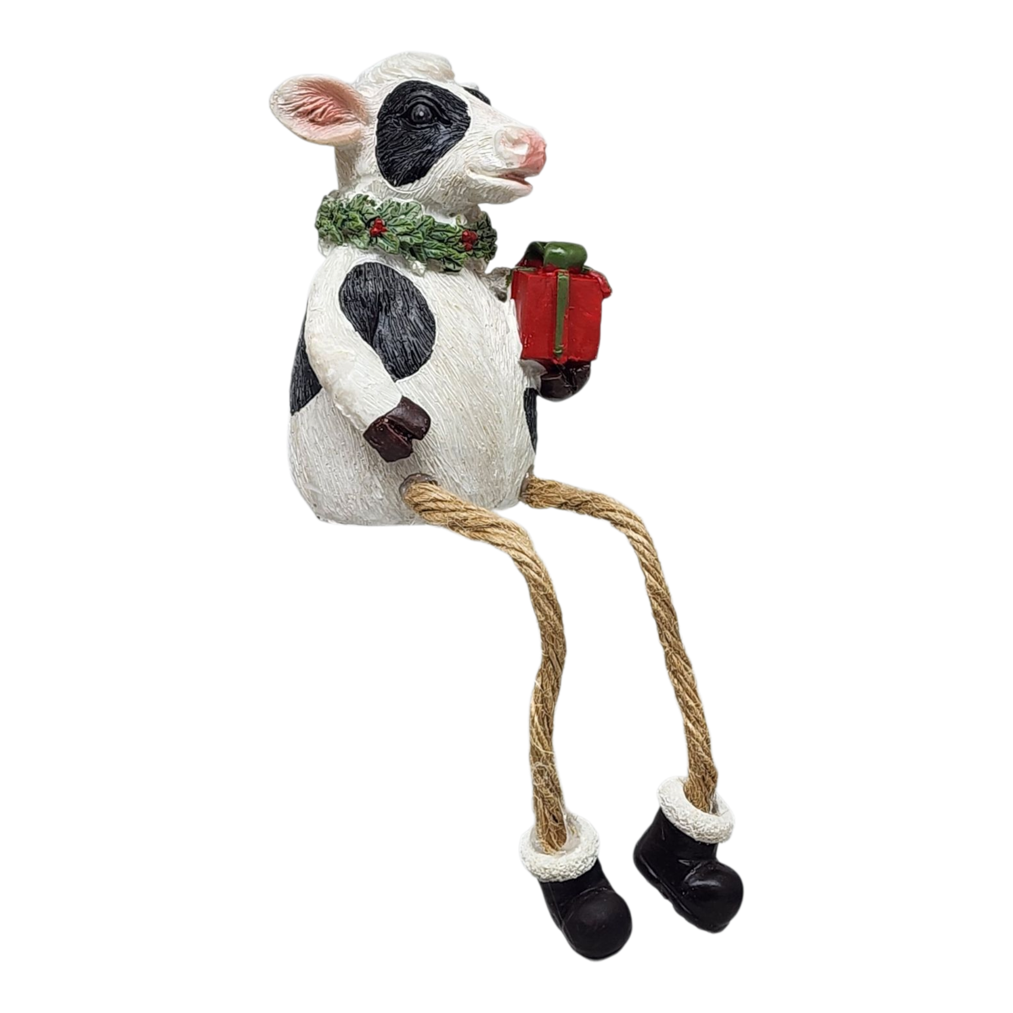 Farm Animal Shelf Sitter - Cow