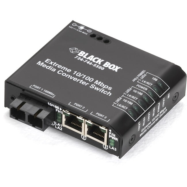 Fast Ethernet Extreme Temperature Switch(2)10/100-Mbps Copper Rj45,(1)100-Mbps M Bbx-Lbh100Ae-P-Sc