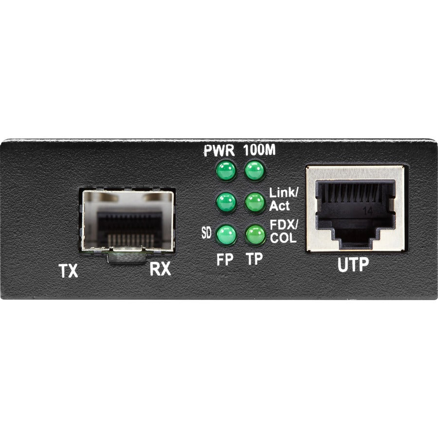 Fast Ethernet Media Converter - Copper to Fiber SFP | BLACK BOX LHC210A