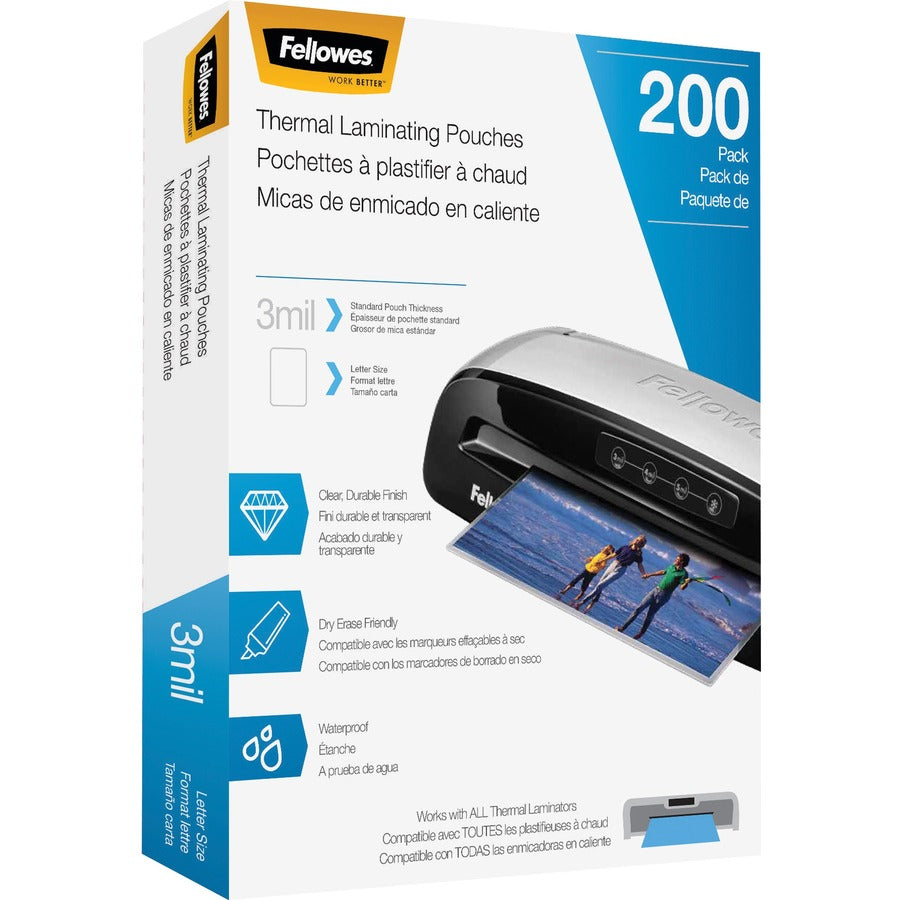 Fellowes Letter-Size Thermal Laminating Pouches 5743401
