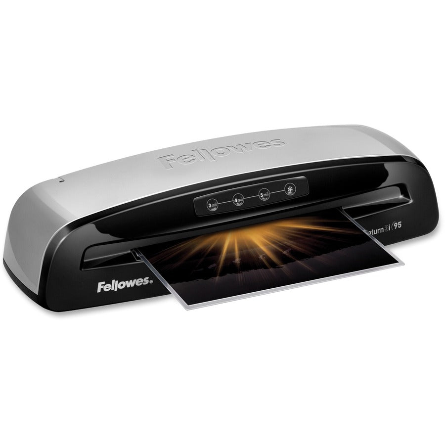 Fellowes Saturn 3I 95 Thermal Laminator Machine With Self-Adhesive Laminating Pouch Starter Kit, 9.5 Inch (5735801)
