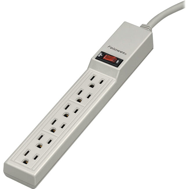 Fellowes - Surge Suppressor ( External ) Ac 110 V - 6 Output Connector(S)