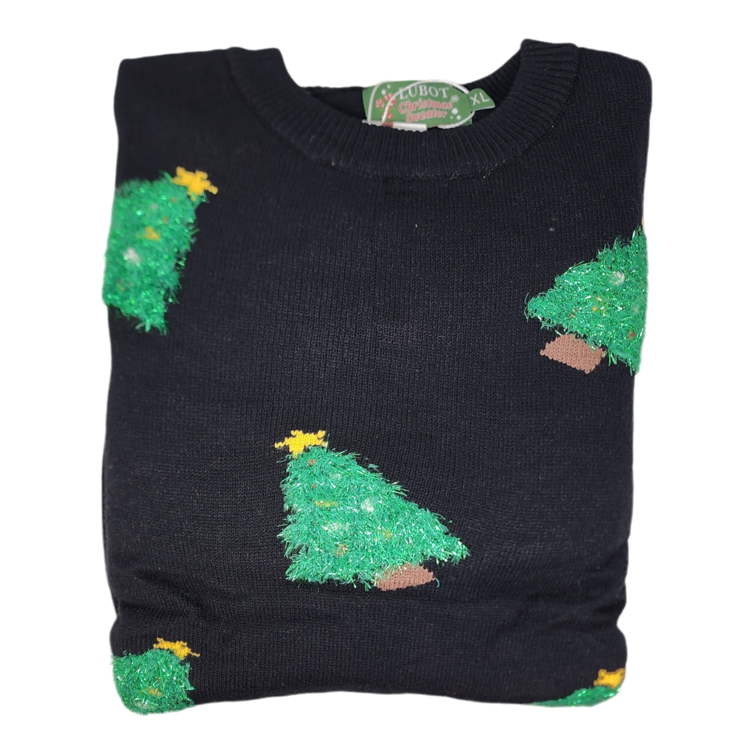 Festive Christmas Sweatershirt - Tinsle Tree -