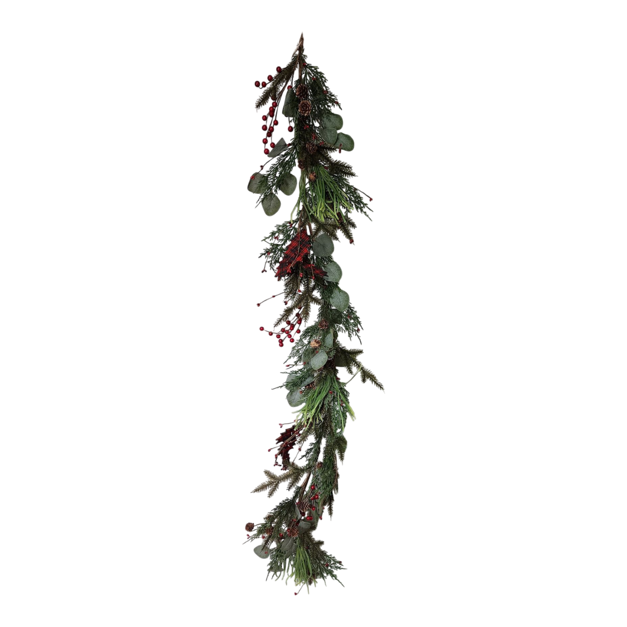 Festive Greenery Garland - 5 Feet long