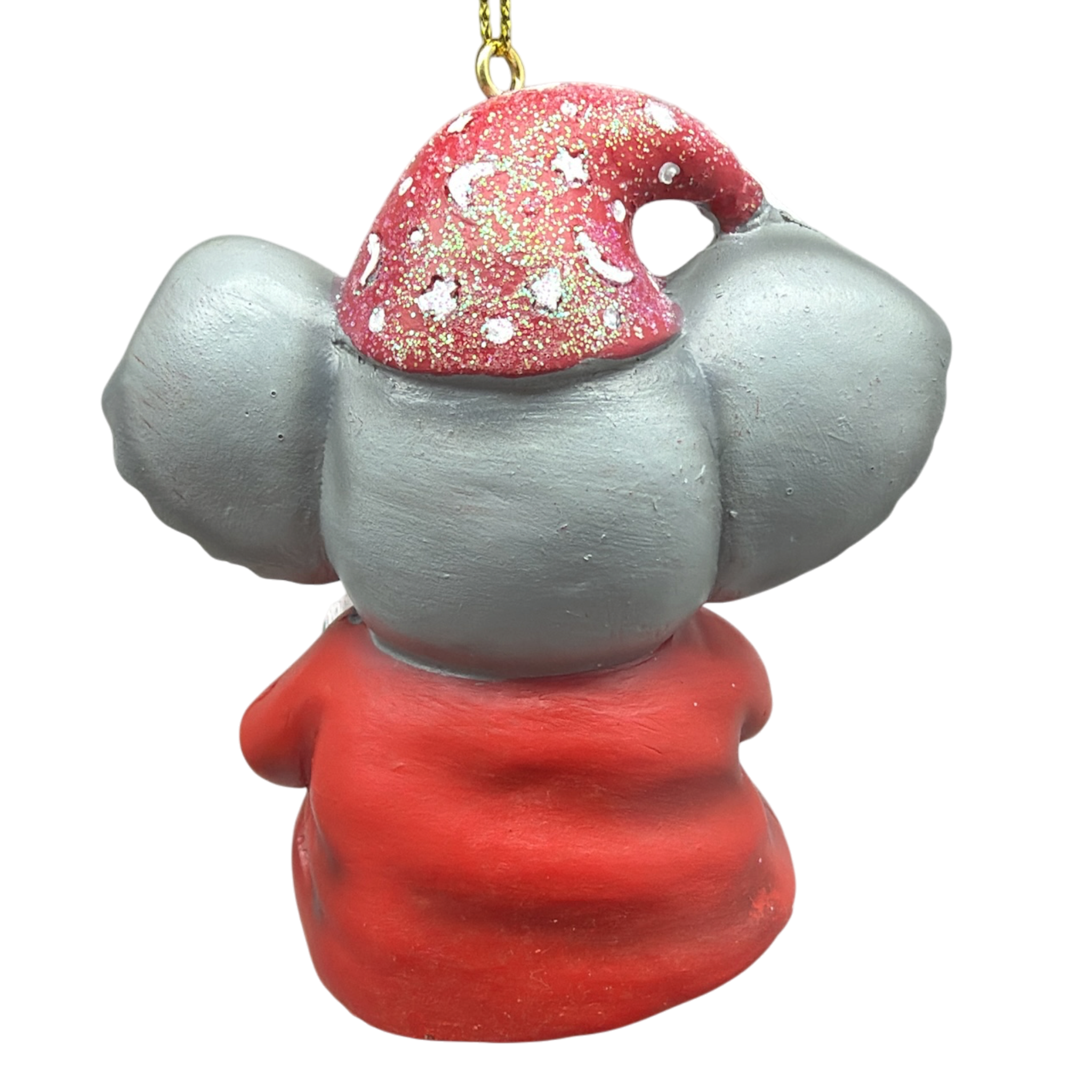 Festive Jungle Elephant Pajama Ornament