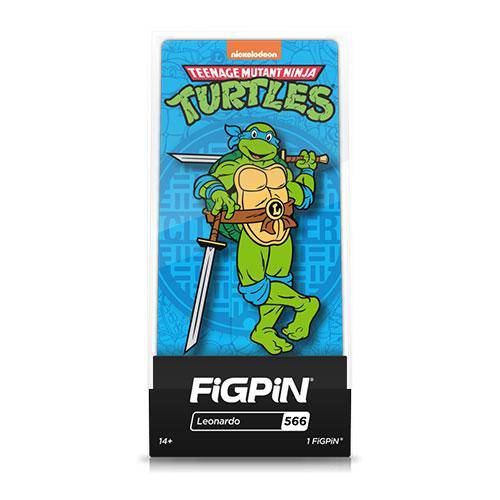 FiGPiN Teenage Mutant Ninja Turtles Leonardo Enamel Pin – Collectible Display Pin for Fans