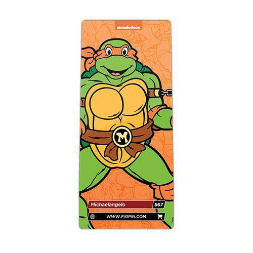 FiGPiN Teenage Mutant Ninja Turtles Leonardo Enamel Pin – Collectible Display Pin for Fans
