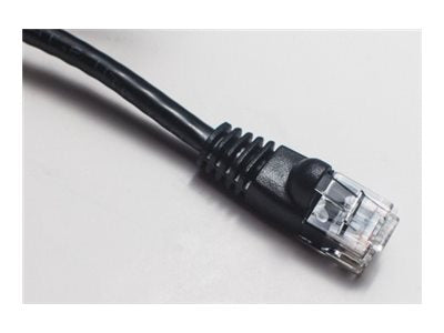 Fiber Cables Direct - Patch cable - RJ-45 (M) to RJ-45 (M) - 25 ft - CAT 6 - black FCDUS493V125