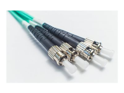 Fiber Cables Direct - Patch cable - ST/UPC multi-mode (M) to ST/UPC multi-mode (M) - 2 m - 0.1 in - fiber optic - duplex - 50 FCDUS51V93